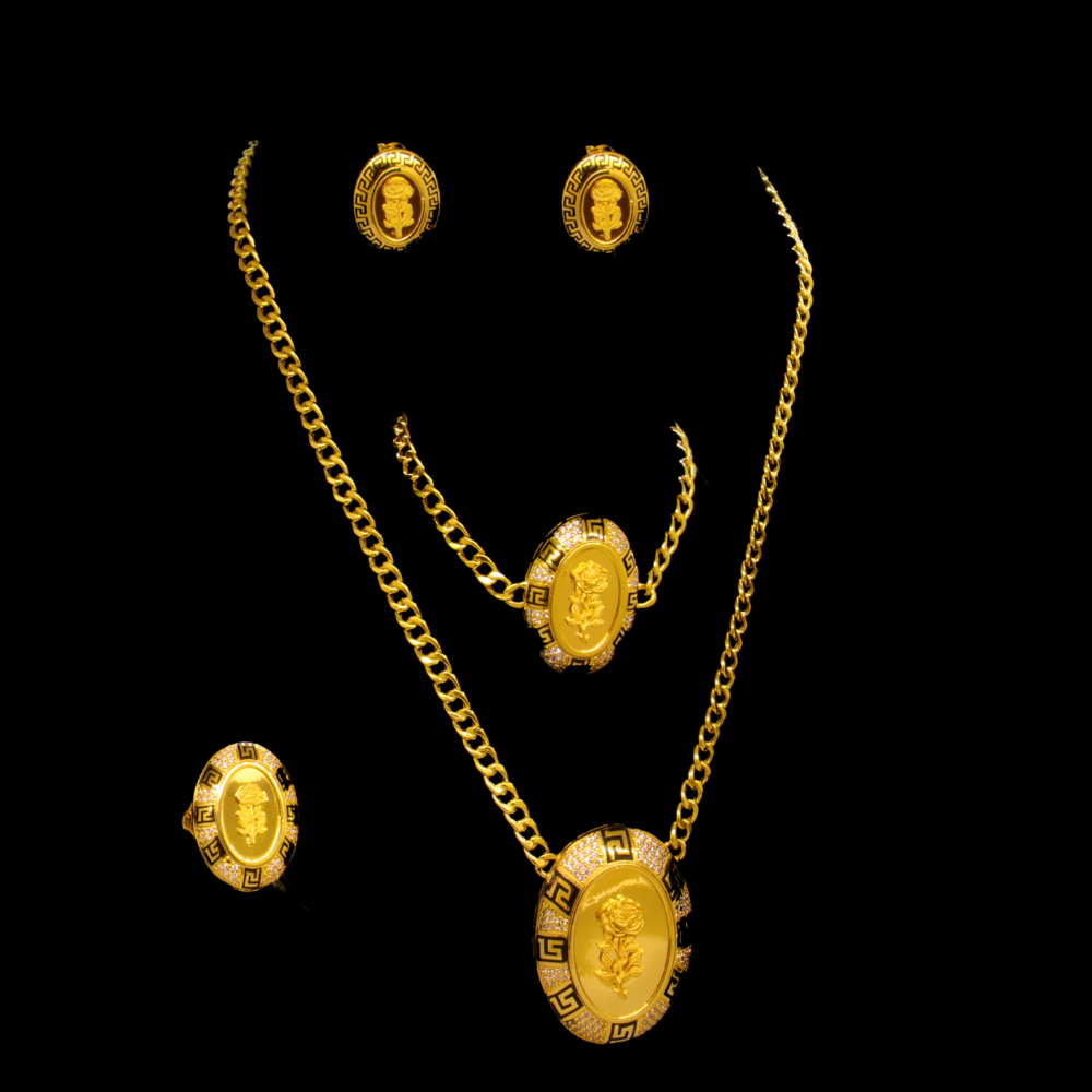 21K Gold Necklace Set